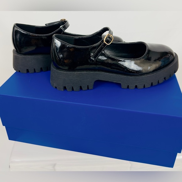 KAMIE Women’s 7 1/2 Black Faux Patent Leather Mary Jane’s New w/o box! - Picture 11 of 16